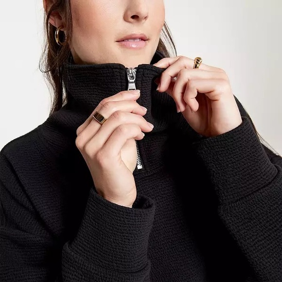 NWT New Calia Elevate Women’s Quarter Zip Pullover Extra Small XS Long Sleeve - Picture 5 of 6